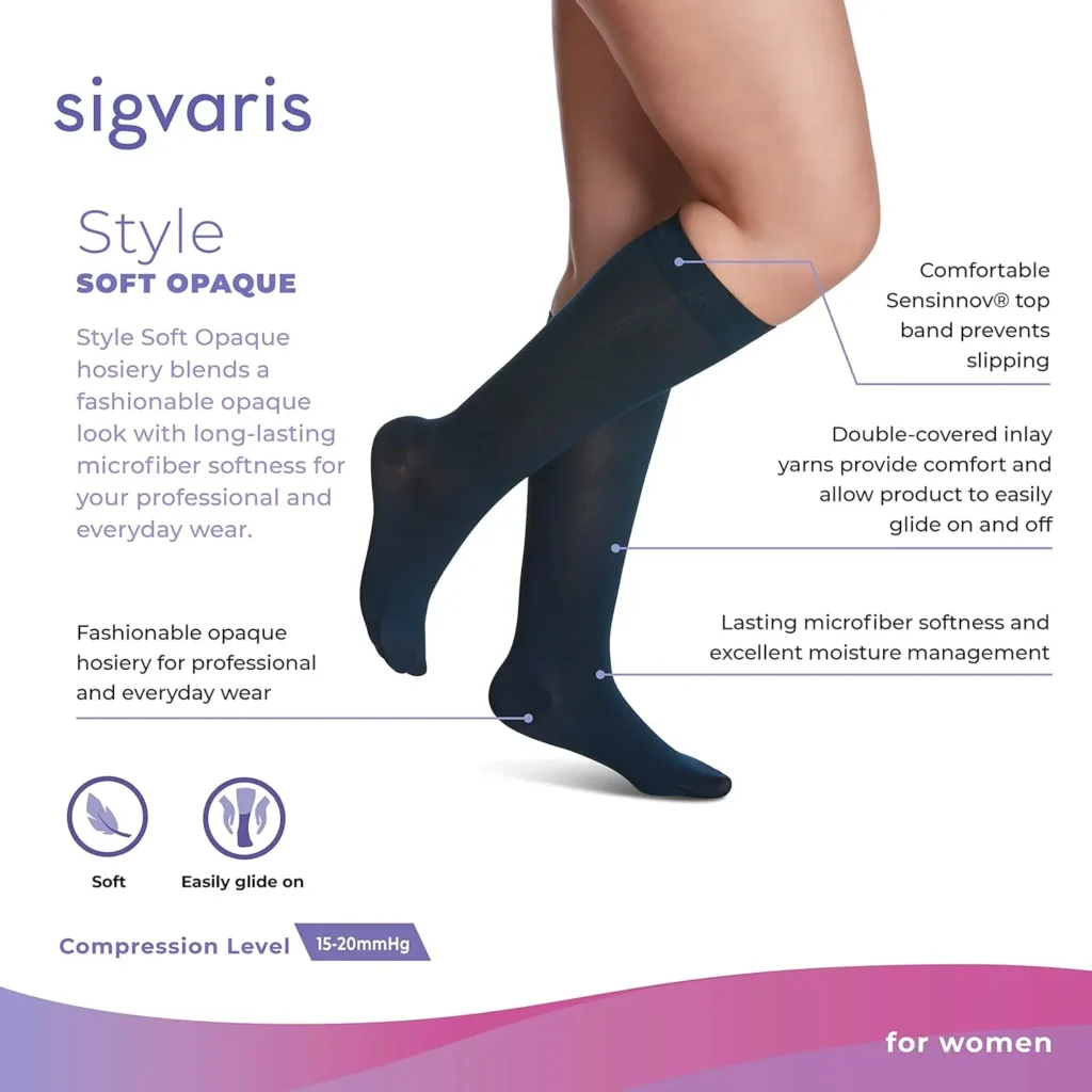 igvaris Soft Opaque Medical Grade Socks