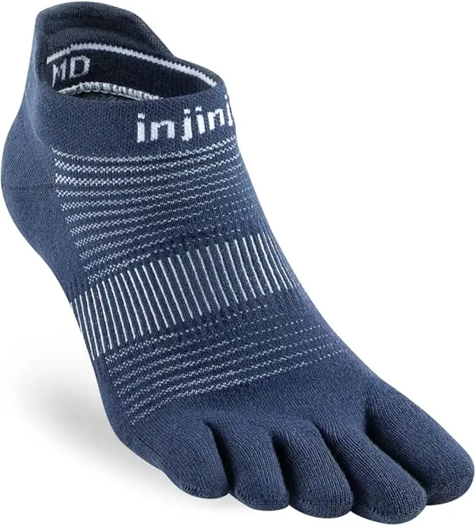 Injinji Run Lightweight No-Show Running Socks