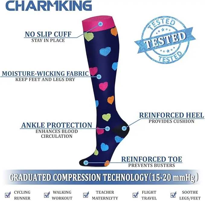 Charmking Compression Socks