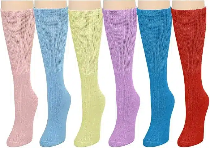  Falari Women’s Diabetic Crew Socks