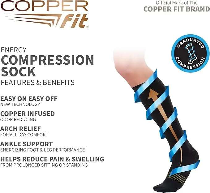 Copper Fit Energy Socks
