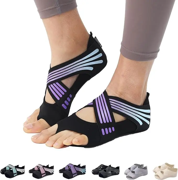ABIRAM Yoga Socks Toeless