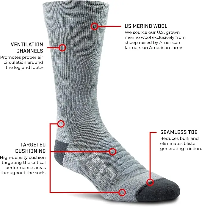 Farm to Feet Damascus Midweight Crew