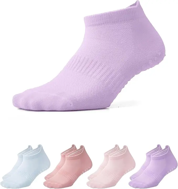 AMELLE Pilates Ankle Non Slip Socks for Women