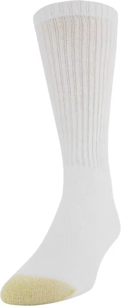 Gold Toe Cotton Crew White Socks