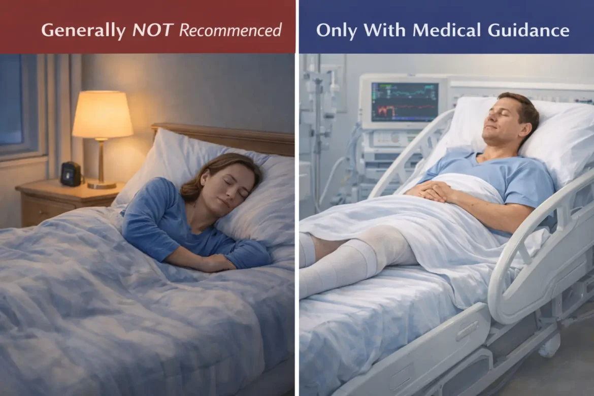 Nighttime compression sock use comparison