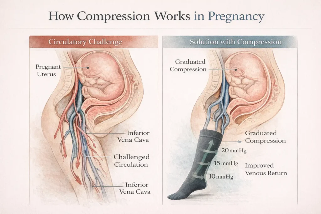 How compression helps during pregnancy