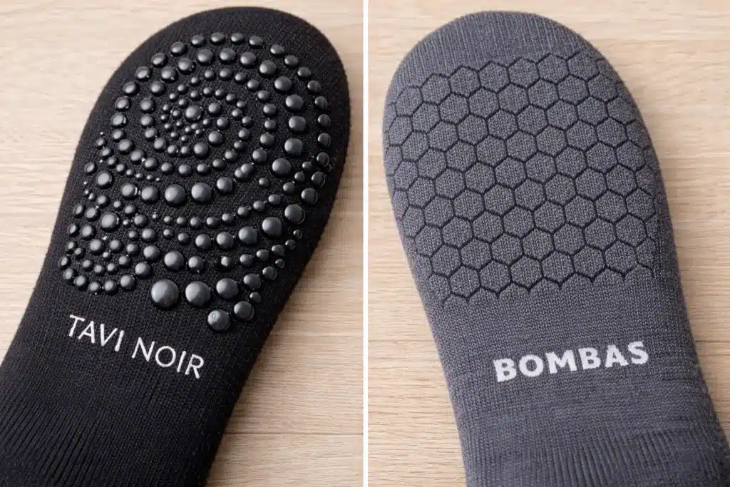 Tavi vs Bombas Gripper Socks